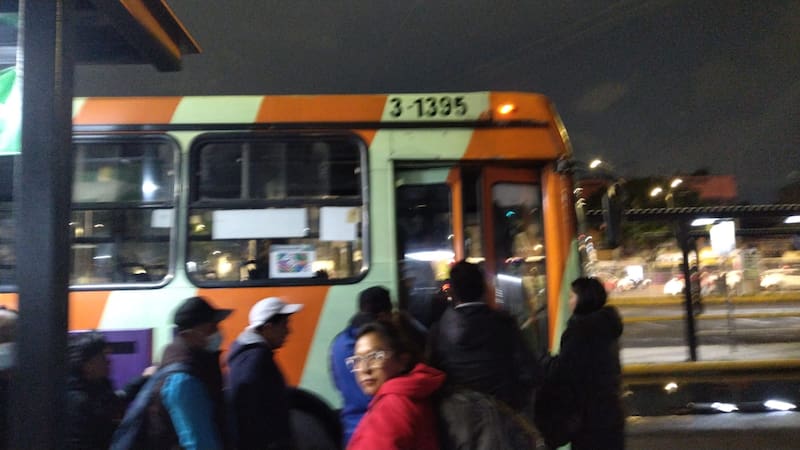 Transporte público.
