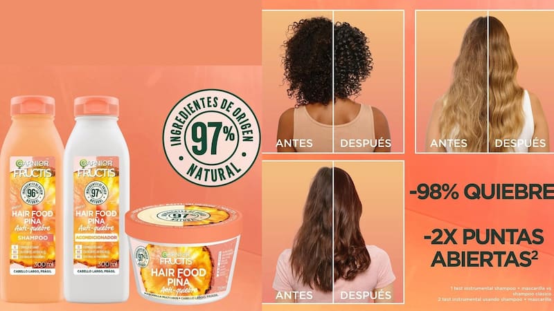 Con productos adecuados, se puede lograr reparar el cabello y devolver la elasticidad y fuerza. Foto: Garnier