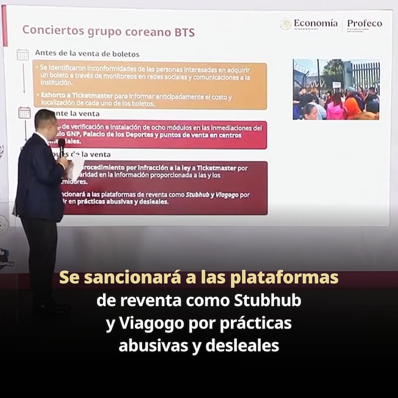 La PROFECO confirmó que se sancionará a las empresas de reventa Stubhub y Viagogo. (Foto: Archivo)