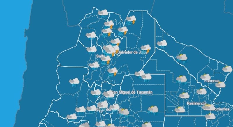 Pronóstico del clima del SMN