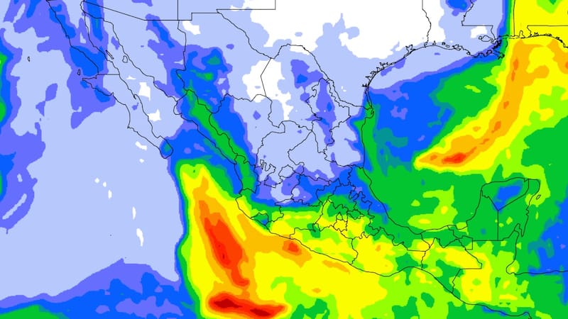 Pronóstico del clima en México del viernes 9 de octubre