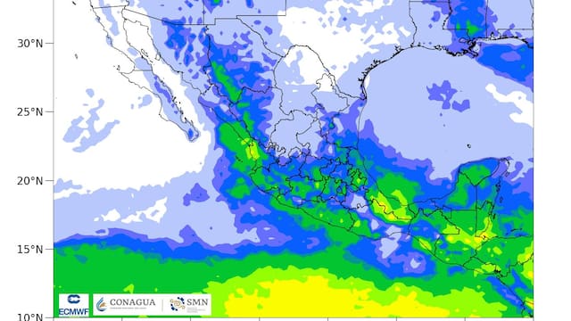 Se avecina un diluvio de 96 horas en el país: estos serán los estados más afectados por las fuertes lluvias, granizo y tormentas eléctricas