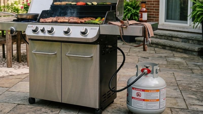 Propane tank for a gas grill