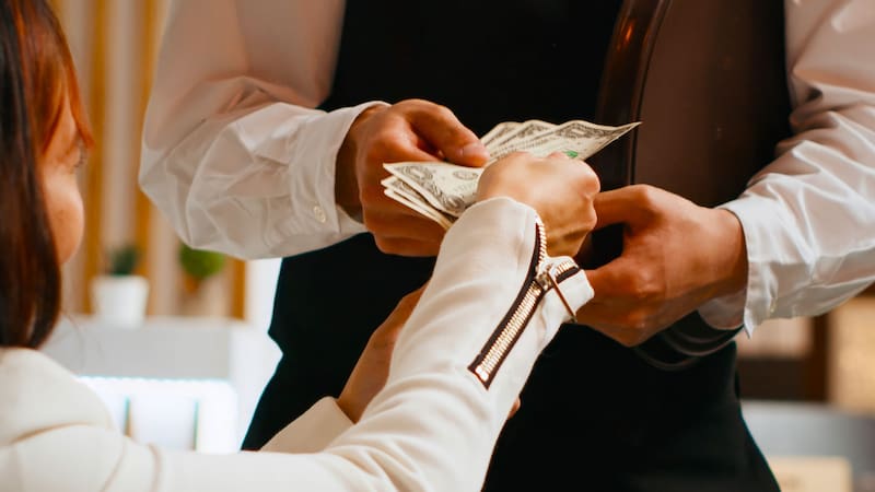 La deducción aplicará sobre las propinas calificadas recibidas en 2025 y deberá reclamarse en la declaración federal correspondiente. Fuente: Shutterstock