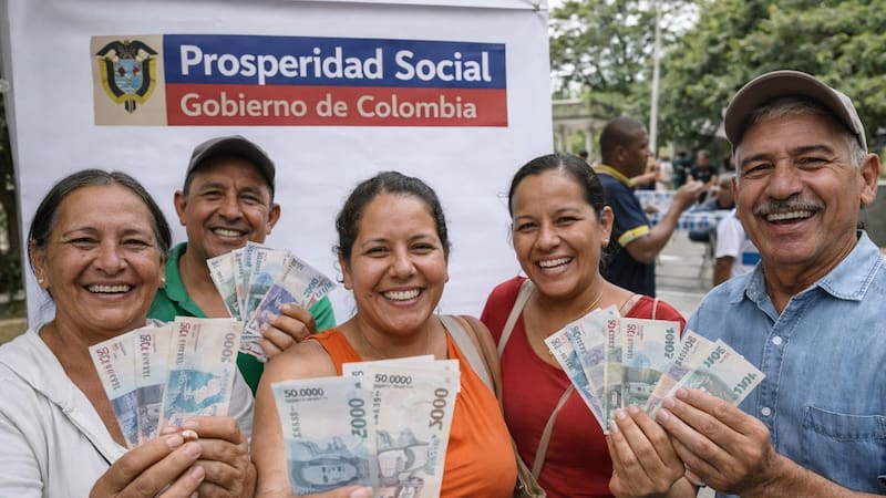 El cronograma incluye programas clave como Renta Ciudadana, Colombia Mayor, Devolución del IVA, Renta Joven y Jóvenes en Paz.