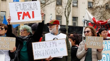 La trastienda de la visita de Georgieva, titular del FMI: protestas, fallas y un invitado especial a la “mesa chica”