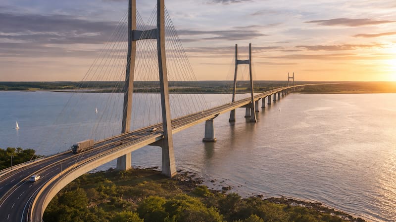 Buscan reactivar una megaobra histórica entre Argentina y Uruguay.
