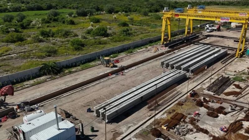 Avance de obra del nuevo Puente Carretero.