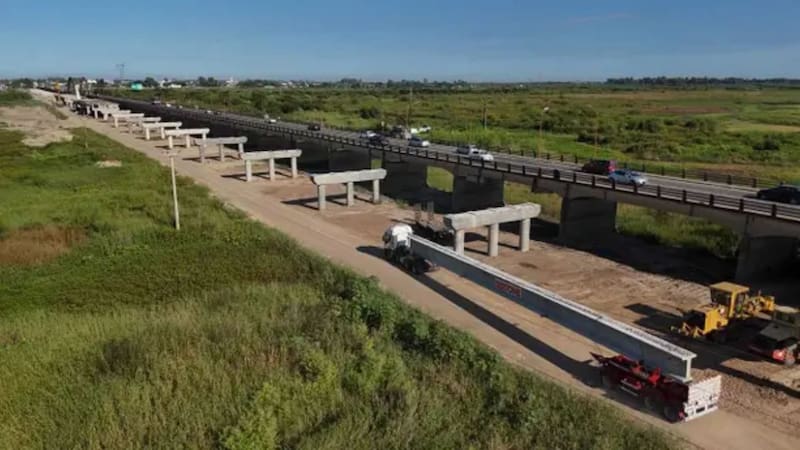 Avance en las obras del nuevo Puente Carretero.