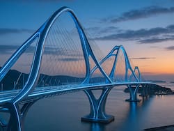 El puente colgante más grande del mundo: el gigante de acero que conecta dos islas y resiste huracanes