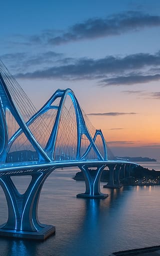 El puente colgante más grande del mundo: el gigante de acero que conecta dos islas y resiste huracanes