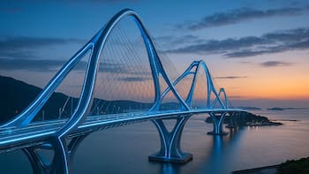 El puente colgante más grande del mundo: el gigante de acero que conecta dos islas y resiste huracanes