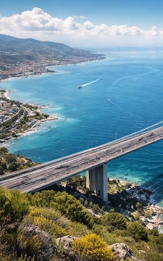 No está en China | Así será el puente más largo del mundo: un país europeo construye una obra de más de 3 kilómetros de extensión