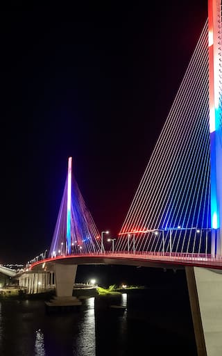 Construyen uno de los puentes más largos de América latina: posee un cableado de miles de metros y conecta a todo el continente