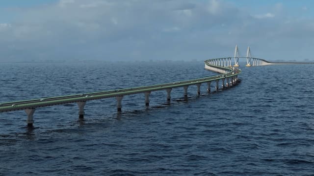 Construyen el puente marítimo más largo de América Latina: invertirán más de 2.000 millones de dólares y será la nueva joya arquitectónica del continente
