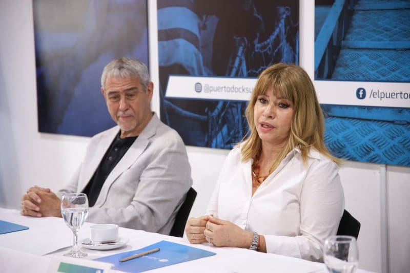 Jorge Ferraresi y Mónica Litza.