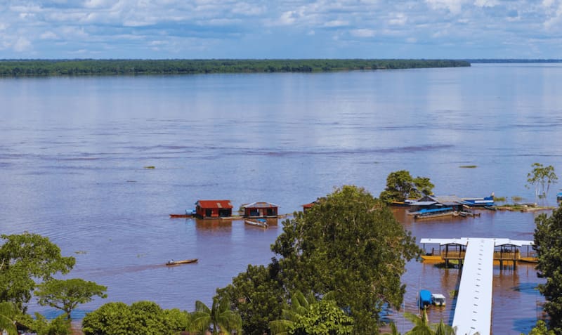 En Puerto Nariño conviven comunidades de los pueblos ticuna, cocama y yagua.