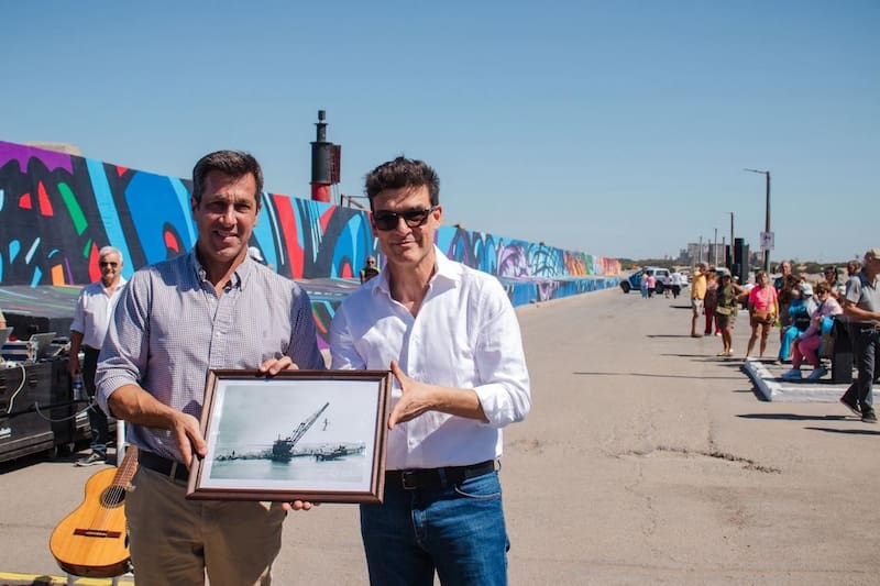 Arturo Rojas y Mariano Carrillo fortalecieron el vínculo entre el puerto y la comunidad.