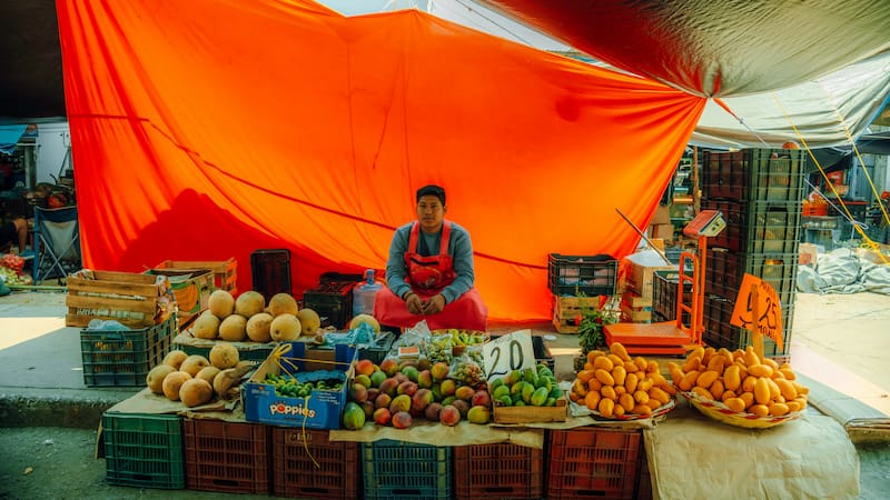 Destaca la caída en el componente de frutas y verduras (-3.11% mensual) por productos como jitomate, así como chile serrano y poblano.