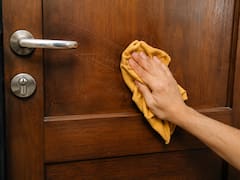 Pulir la puerta de entrada con una mezcla de aceite y vinagre blanco: por qué funciona y para qué sirve