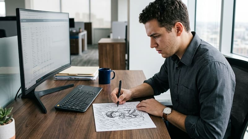 Qué significa dibujar mucha lluvia en el examen psicotécnico de una entrevista laboral y qué buscan evaluar