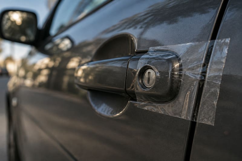 Qué significa encontrar una cinta adhesiva en la cerradura del auto y por qué no deberías ignorarla