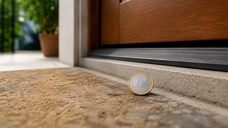 Qué significa encontrar una moneda en la puerta de tu casa y por qué algunas personas recomiendan retirarla.