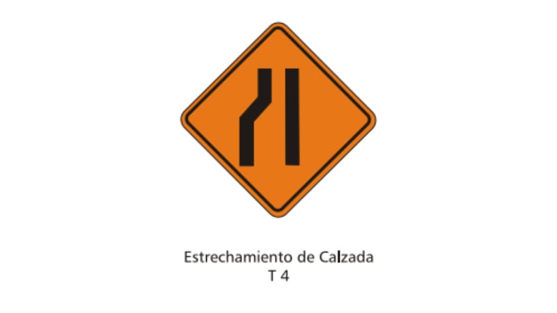 Qué significa la señal de tránsito de color naranja con 2 barras negras y por qué es importante