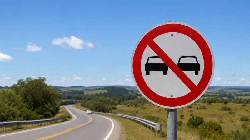 Qué significa la señal de tránsito de dos autos tachados que salva vidas y es clave para evitar accidentes en la ruta
Fuente: IA