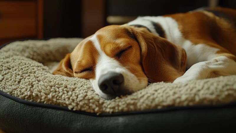 Qué significa que tu perro se mueva o ladre mientras duerme.