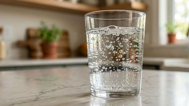 Si ves que los vasos de agua de tu casa se llenan de burbujas, no las ignores: qué significa y cómo evitarlo