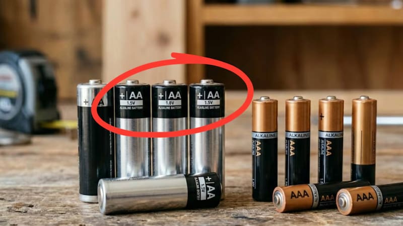 Qué significa ver en las pilas las letras AA y AAA al momento de cambiarlas