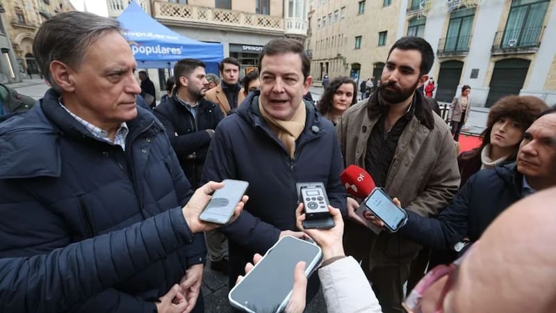 Quién es Alfonso Fernández Mañueco, el candidato del PP que va por su tercera reelección en Castilla y León. Foto: EFE