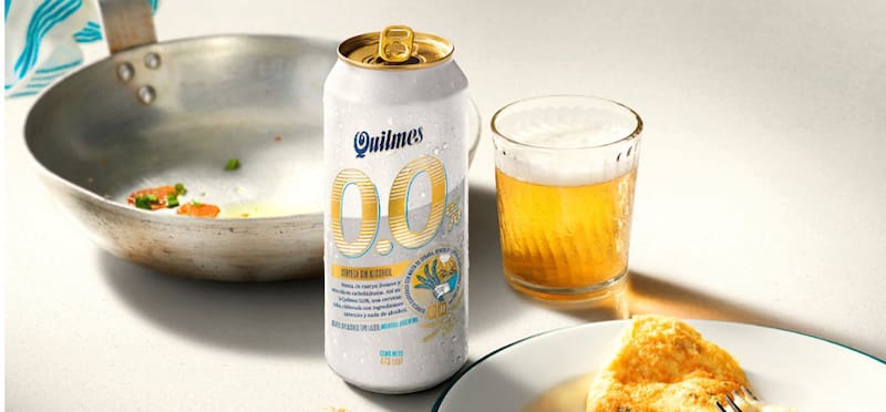 Según datos de la empresa, desde 2024 el segmento 0.0 triplicó su participación y hoy las cervezas sin alcohol representan el 68% de las opciones sin alcohol dentro de las bebidas alcohólicas.