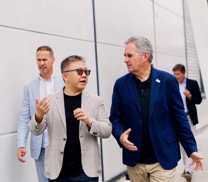 El canciller argentino se reunió con Jimmy Yu, Senior Vice President de DayOne Data Centers.
