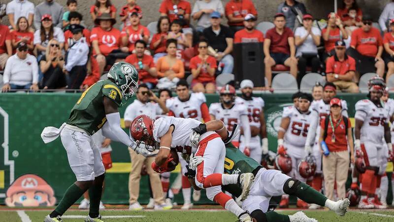 Raptors y Mexicas escenifican el clásico de la Liga de Futbol Americano de México.