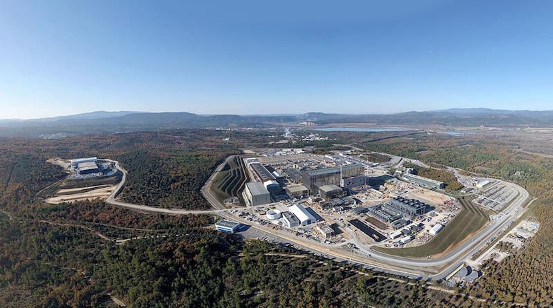 El gigantesco proyecto se construye en Cadarache, en el sur de Francia. Imagen: archivo.