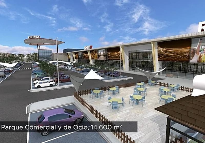 Recreación del nuevo centro comercial que edificará Bogaris en los terrenos del Higuerón Sur de Sevilla. (Fuente: ABC)