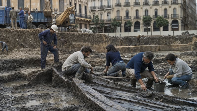El descubrimiento se produjo durante las obras preliminares del Metro de Sevilla y fue descrito por los especialistas como un rescate casi milagroso.