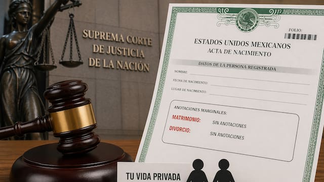 La Corte Suprema falló en contra del Registro Civil: ya nadie podrá ver tu estado civil en el acta de nacimiento
