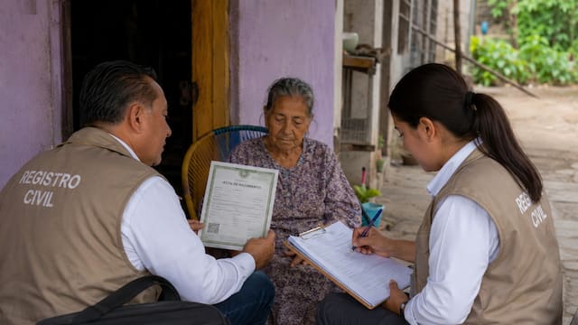 Adiós Registro Civil: el Gobierno visitará casa por casa a quienes deban tramitar actas de nacimiento, matrimonio o defunción