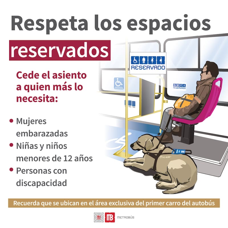 Tras una denuncia pública de una usuaria en el Metrobús, las autoridades reforzaron las reglas y normas de convivencia dentro de los rodados para que se cumplan sin excepción.