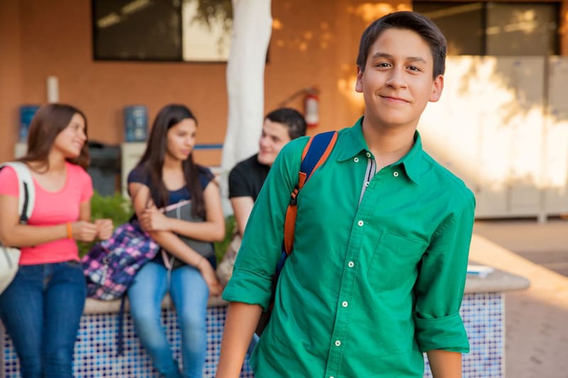 La Beca Rita Cetina es un programa del Gobierno de México dirigido a estudiantes de secundaria en escuelas públicas. Fuente: archivo