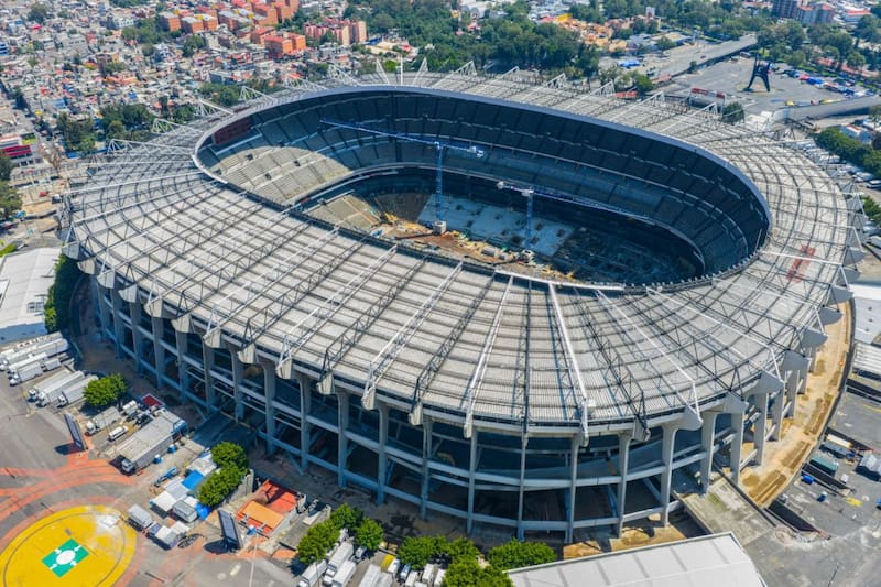 El Estadio Azteca estará listo para la apertura del Mundial 2026 el 11 de junio.