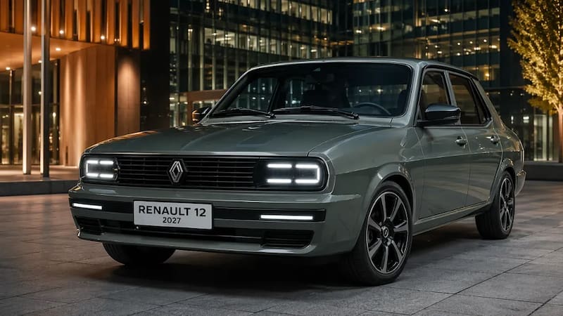 Renault 12 creado con IA