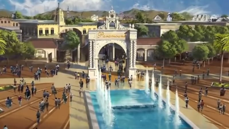 El proyecto mostraba un parque de gran escala inspirado en las franquicias más emblemáticas del estudio