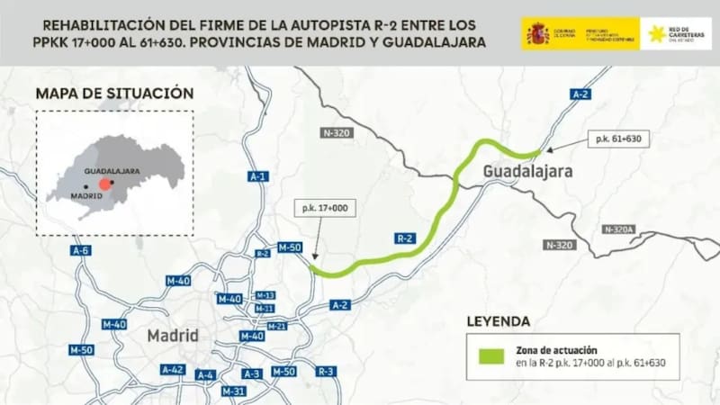 Renovarán la autopista que conecta a la Ciudad con una de las principales provincias del país y mejorará la seguridad de los conductores. Foto: Ministerio de Transporte