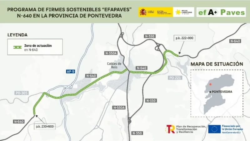 Renuevan la carretera más importante de la provincia que mejorará la seguridad y la unirá con todo el país. Foto: Ministerio de Transporte