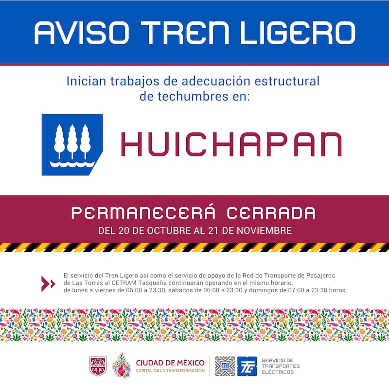¿Cuándo reabre la Estación Huichapan?
