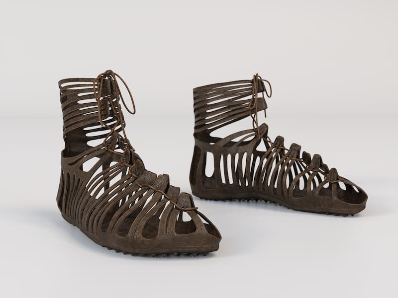 El diseño de la pieza hallada remite a la carbatina romana, un calzado extendido en Europa durante la Edad del Hierro.